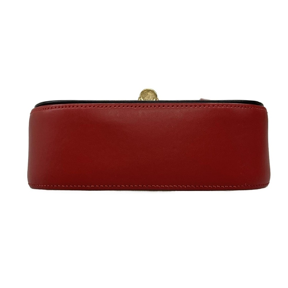 Prada City Calf leather saddle Shoulder bag red - Picture 5 of 7